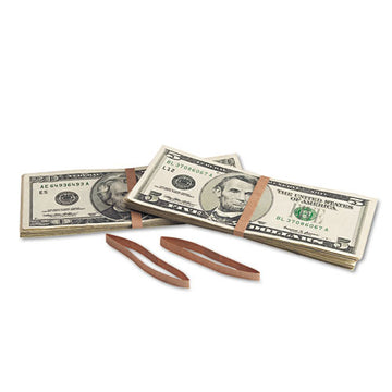 Pap-R Products Blank Paper Bill Bands, 1000-box, Brown freeshipping - TVN Wholesale